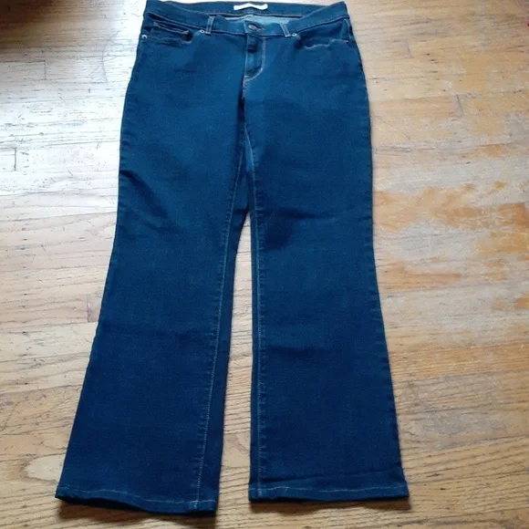 Levi's Women's Boot Cut Jeans - Dark Blue - Picture 1 of 5